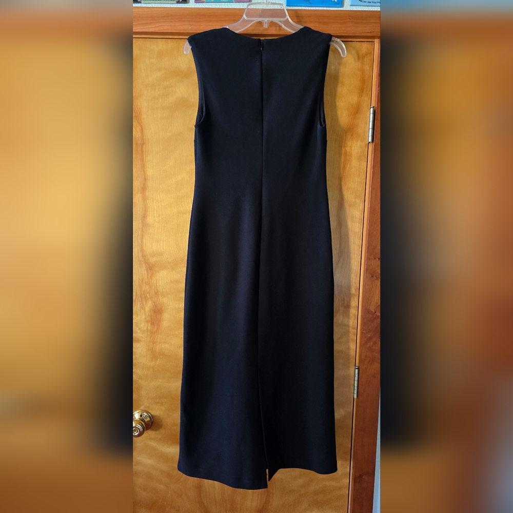 NWT Meshki Frida Crepe black Midi Dress Size XL - Picture 12 of 14